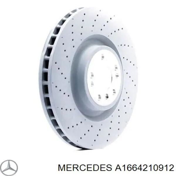 Tarcza hamulcowa przednia Mercedes A1664210912 cena, od 203,85 USD