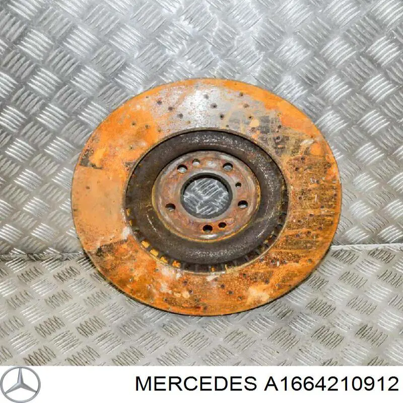 Tarcza hamulcowa przednia Mercedes A1664210912 cena, od 203,85 USD