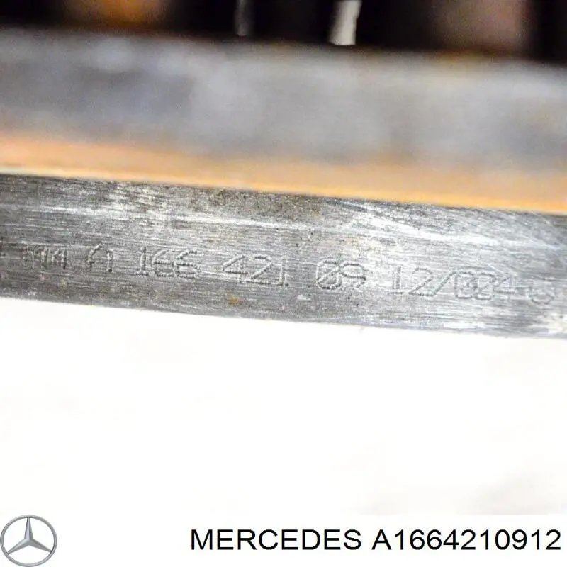 Do koszyka A1664210912 Mercedes Tarcza hamulcowa przednia