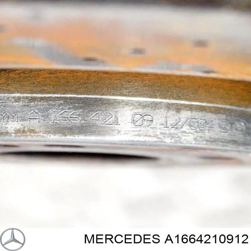 Tarcza hamulcowa przednia A1664210912 Mercedes