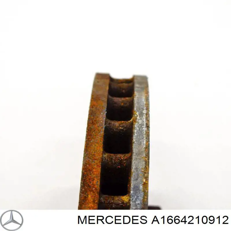 Tarcza hamulcowa przednia Mercedes A1664210912