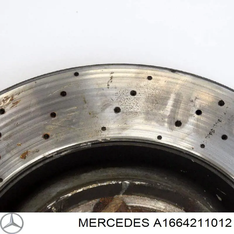 A1664211012 Mercedes Tarcza hamulcowa przednia