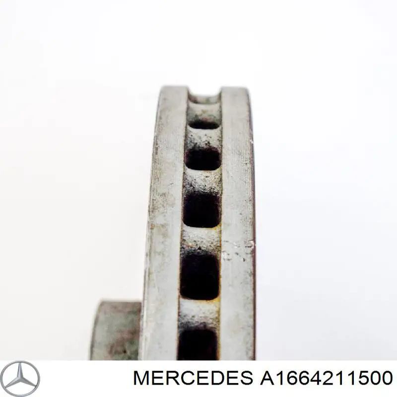Tarcza hamulcowa przednia Mercedes A1664211500