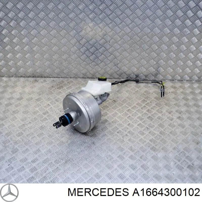 A1664300102 Mercedes Zbiorniczek głównego cylindra hamulcowego (płynu hamulcowego)