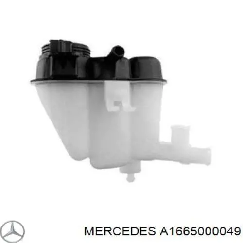 A1665000049 Mercedes Zbiorniczek wyrównawczy układu chłodzenia