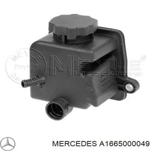 Zbiorniczek wyrównawczy układu chłodzenia Mercedes A1665000049 cena, od 61,72 USD