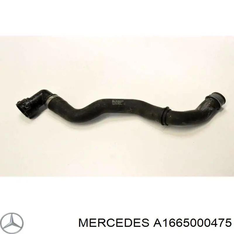 A1665000475 Mercedes Przewód (króciec) chłodnicy górny