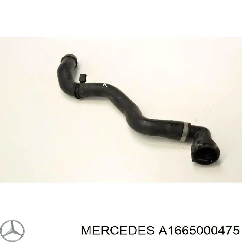 Przewód (króciec) chłodnicy górny Mercedes A1665000475 cena, od 34,20 USD