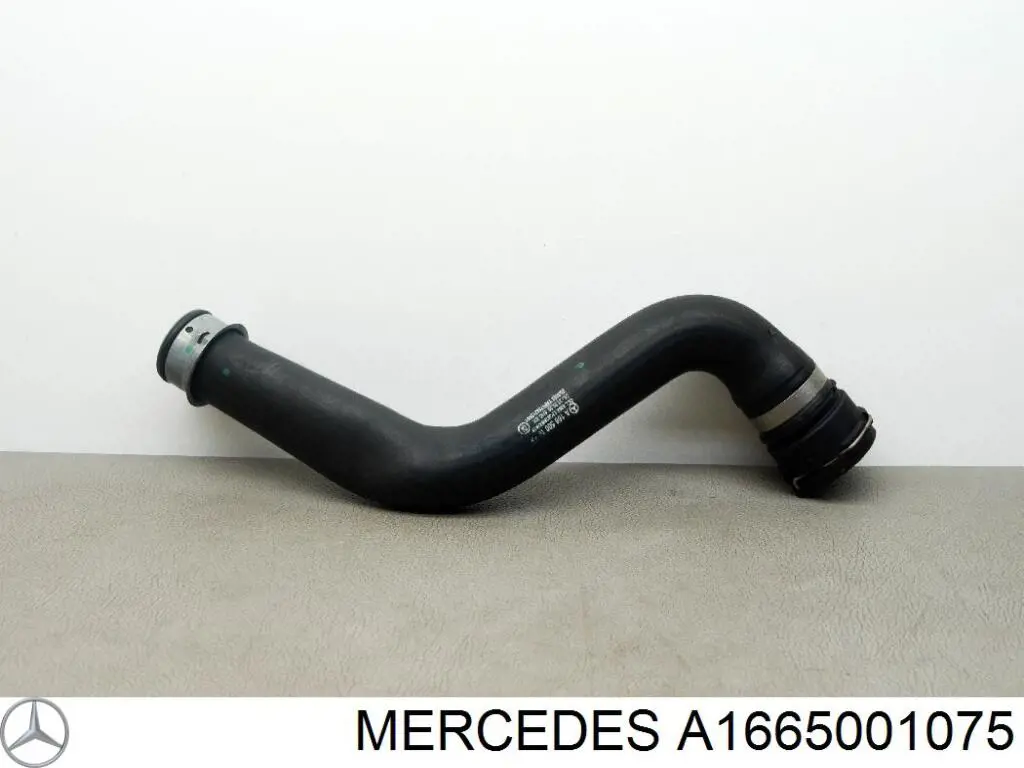 A1665001075 Mercedes Przewód (króciec) chłodnicy górny