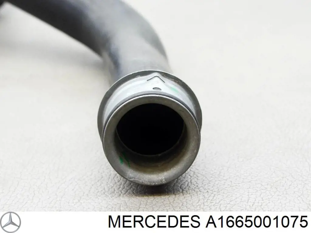 Przewód (króciec) chłodnicy górny Mercedes A1665001075 cena, od 83,14 USD