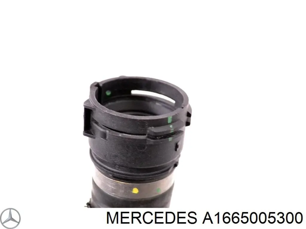 Przewód (króciec) chłodnicy górny Mercedes A1665000975 cena, od 31,19 USD