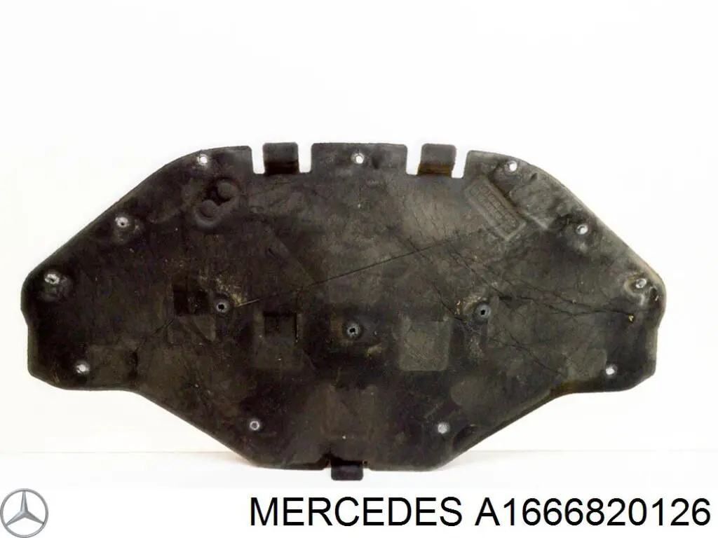 A1666820126 Mercedes Wygluszenie maski