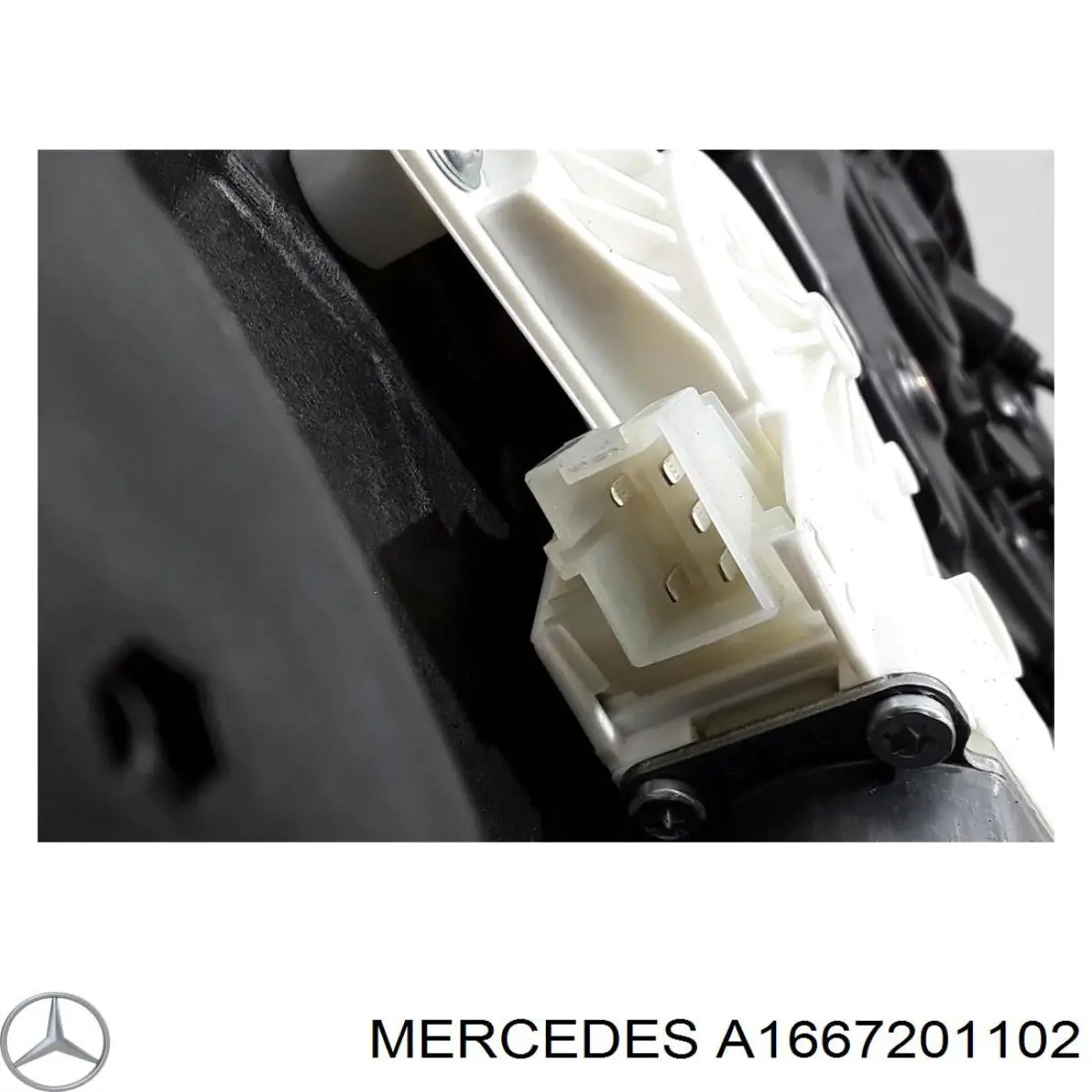 Mechanizm podnoszenia szyby drzwi przednich lewych Mercedes A1667201102 cena, od 163,45 USD