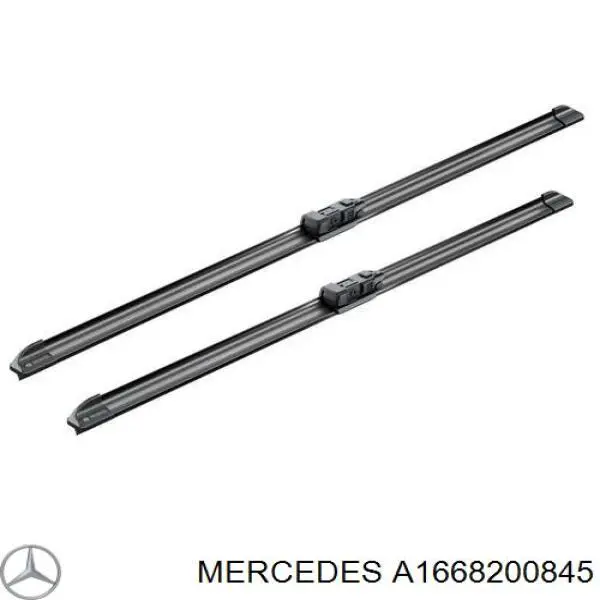 Pióro wycieraczki szyby przedniej, zestaw (2 szt.) Mercedes A1668200845 cena, od 20,80 USD