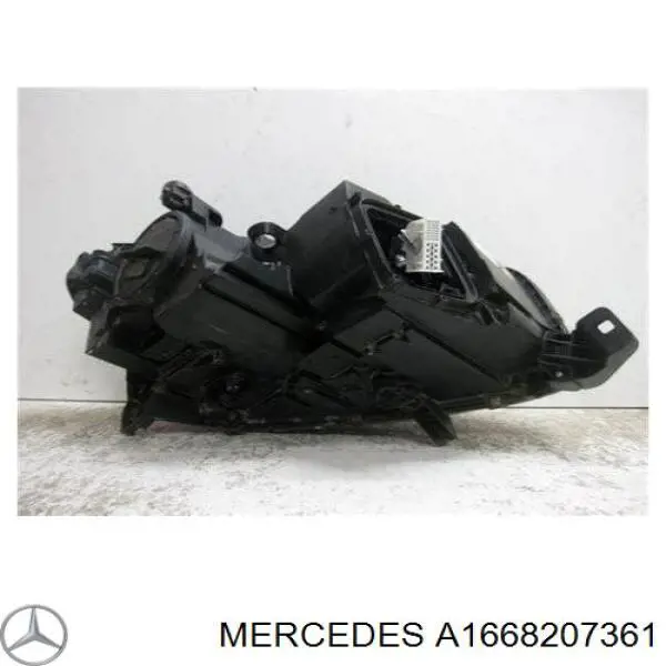 Do koszyka A1668207361 Mercedes Reflektor lewy