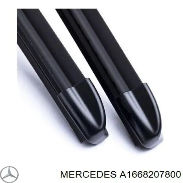 Do koszyka A1668207800 Mercedes Pióro wycieraczki szyby przedniej, zestaw (2 szt.)