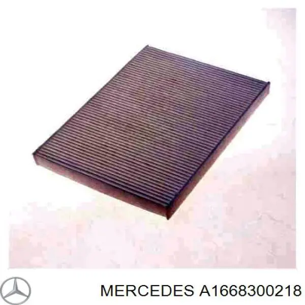 Filtr kabiny Mercedes A1668300218 cena, od 10,54 USD