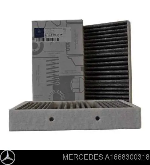 Filtr kabiny Mercedes A1668300318 cena, od 21,06 USD