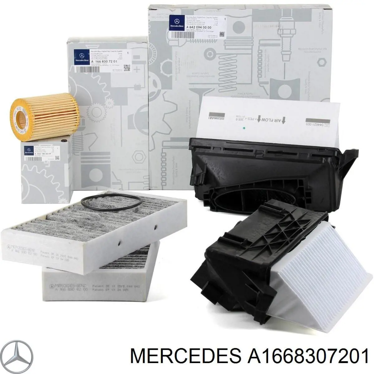 Filtr kabiny Mercedes A1668307201 cena, od 21,06 USD
