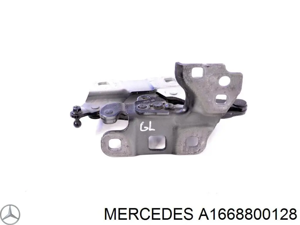 Zawias maski lewy Mercedes A1668800128 cena, od 73,98 USD
