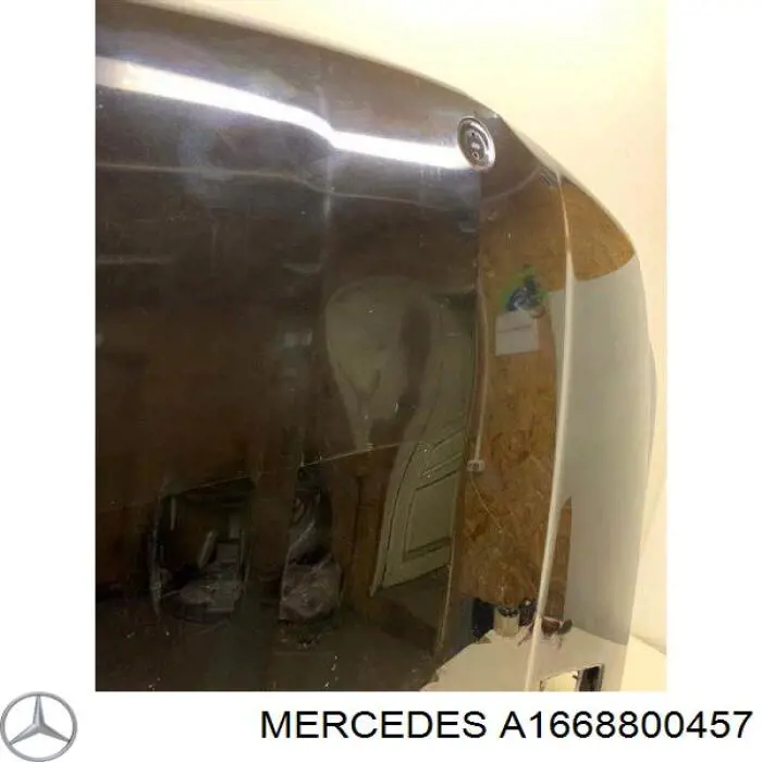 Do koszyka A1668800457 Mercedes Maska silnika