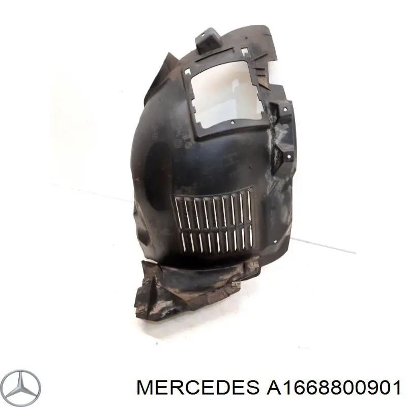 Nadkole błotnika przedniego lewe przednie Mercedes A1668800901 cena, od 123,18 USD