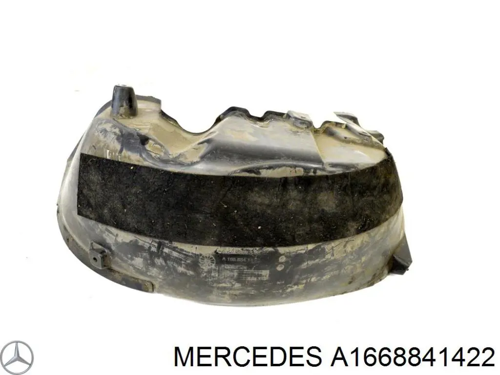 Do koszyka A1668841422 Mercedes Nadkole błotnika tylnego prawe