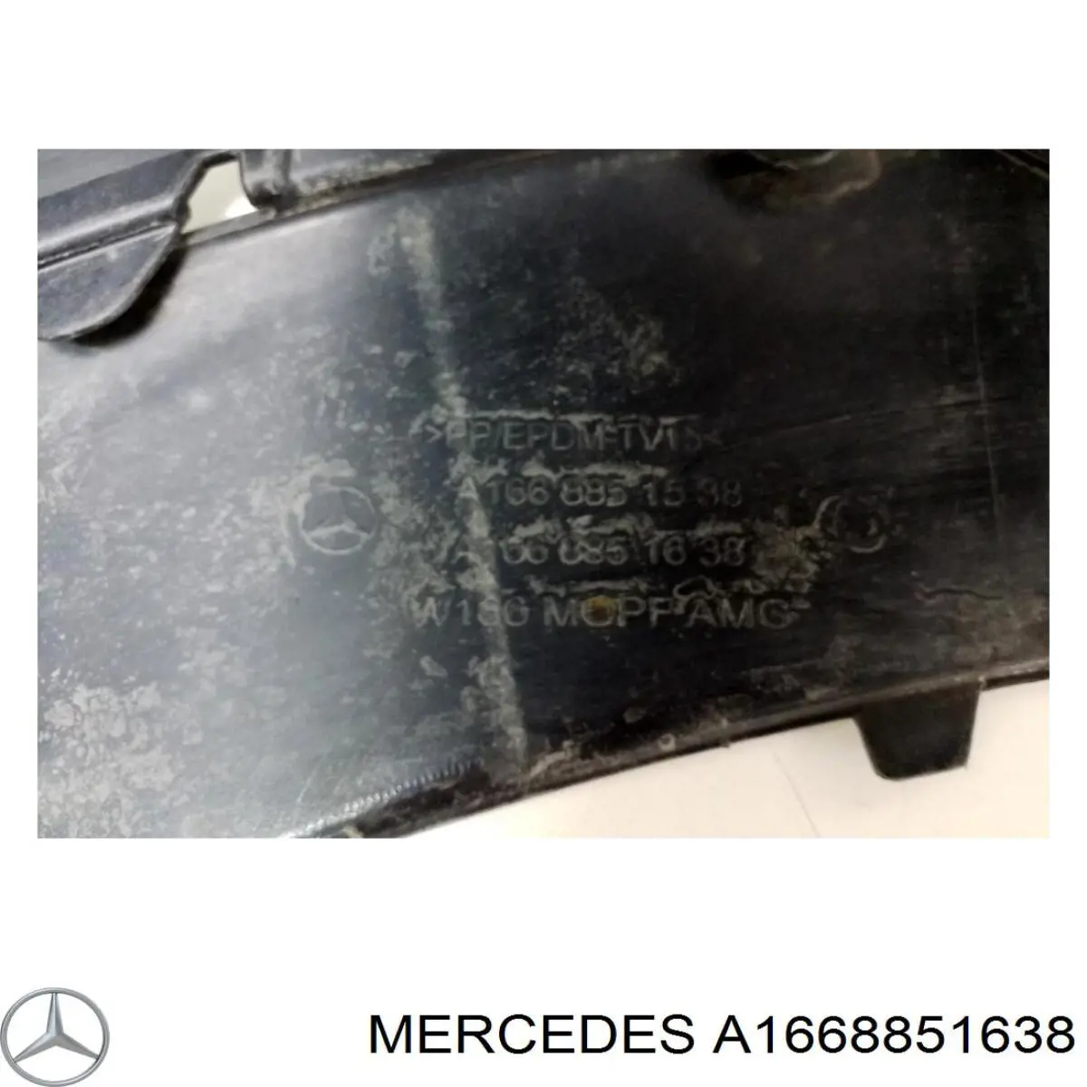 Do koszyka A1668851638 Mercedes Zderzak przedni