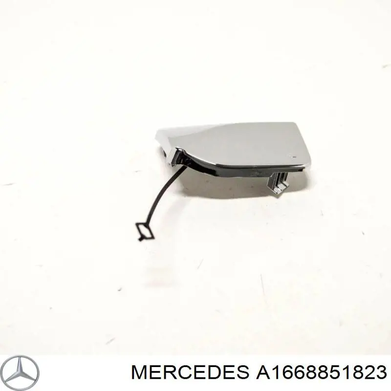 Zaślepka haku holowniczego zderzaka przednia Mercedes 1668851823 cena, od 59,69 USD