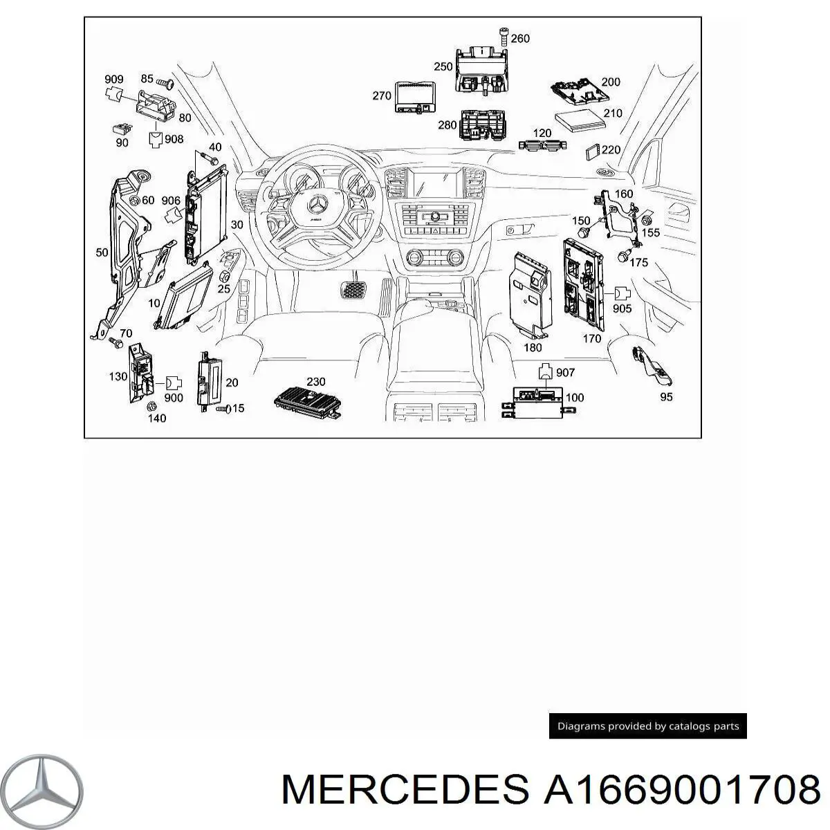 A1669001708 Mercedes 