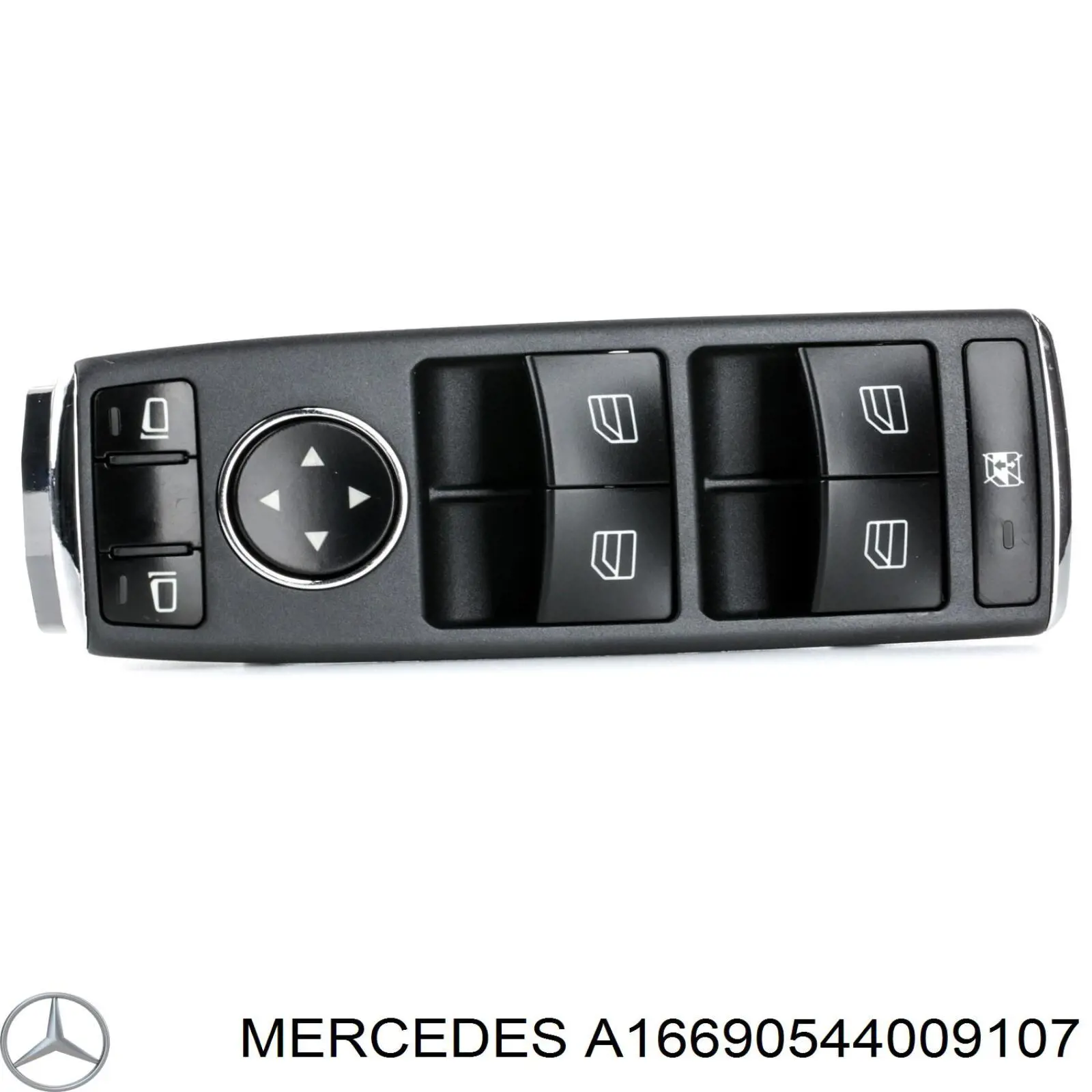A16690544009107 Mercedes Panel przyciskowy sterowania podnośnikiem szyby przedni lewy