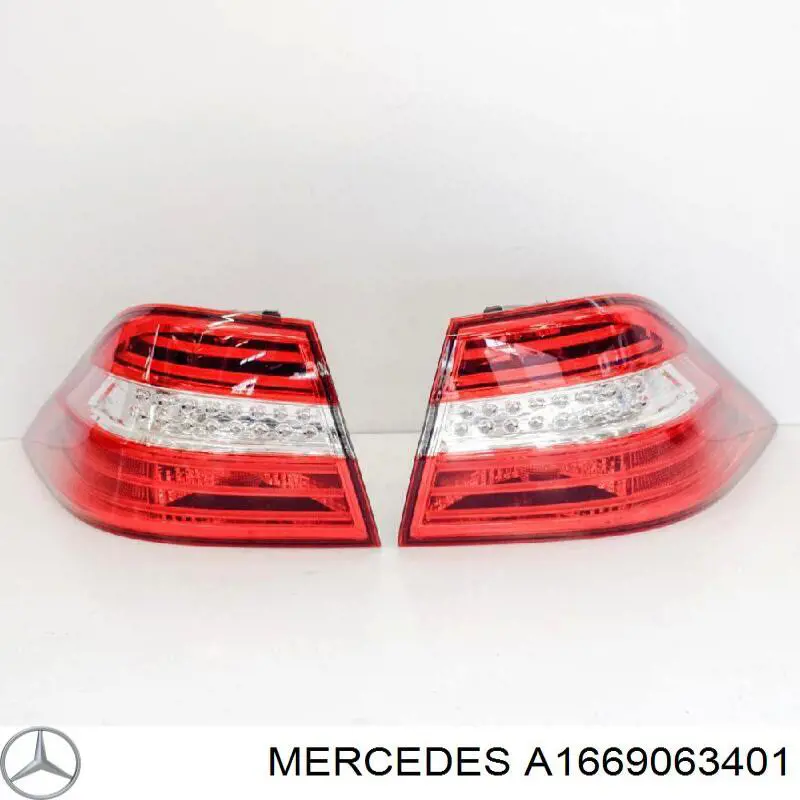 A1669063401 Mercedes Lampa zespolona tylna prawa