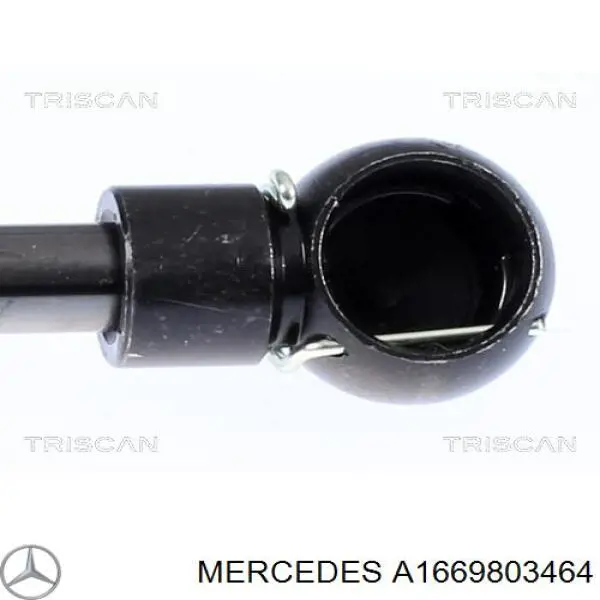 A1669803464 Mercedes Amortyzator klapy bagażnika (3/5 drzwi-tylnych)