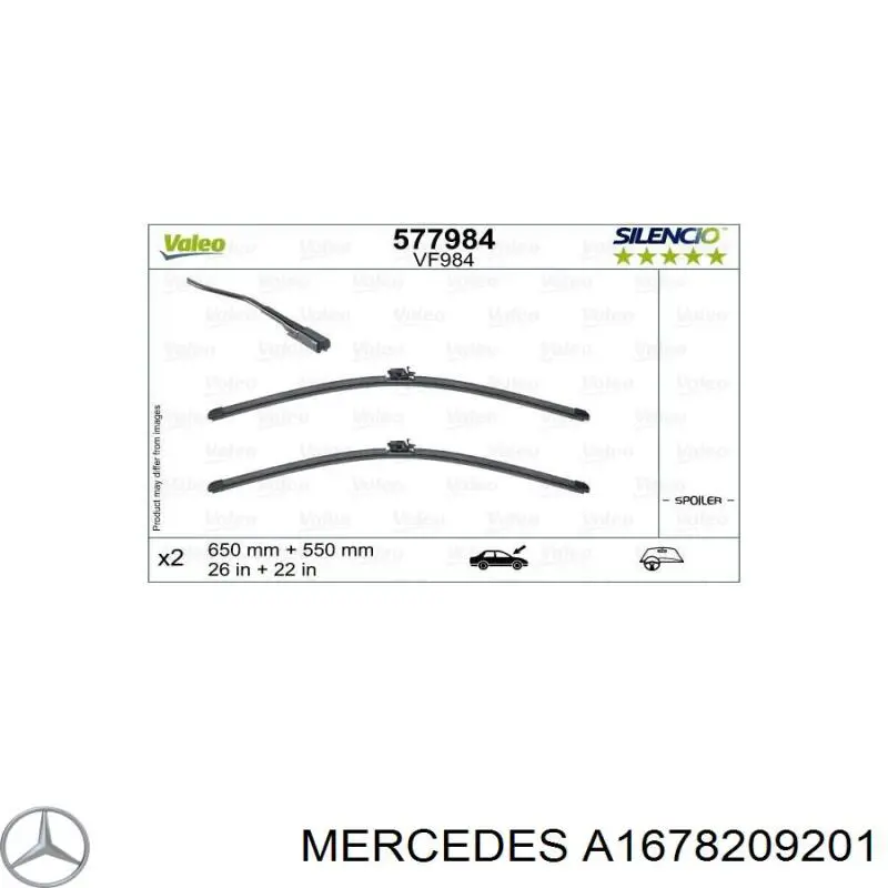 A1678208703 Mercedes Pióro wycieraczki szyby przedniej kierowcy