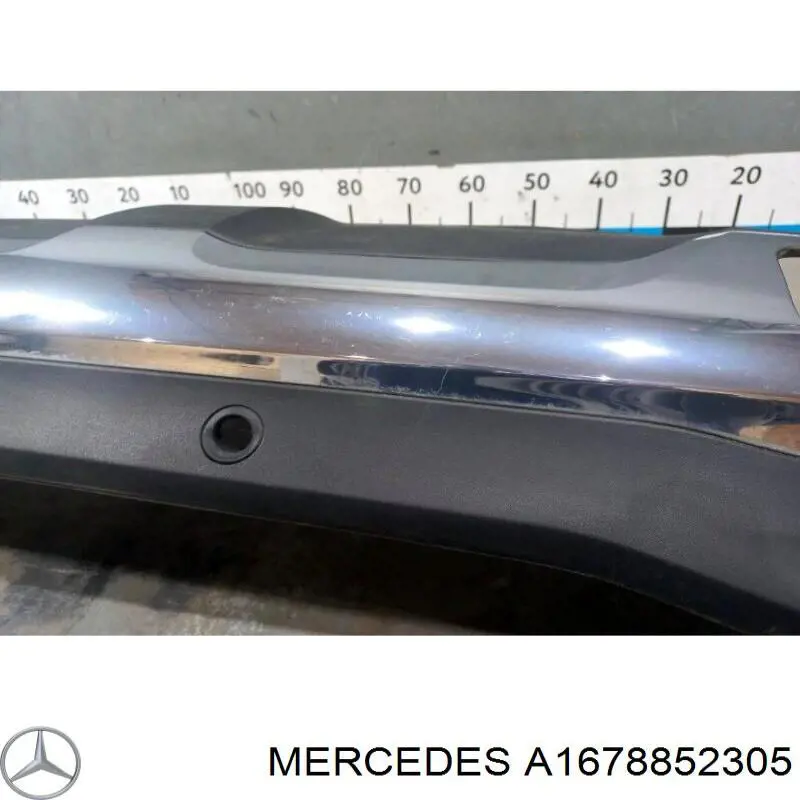 Do koszyka A1678852305 Mercedes Zderzak tylny, dolna część