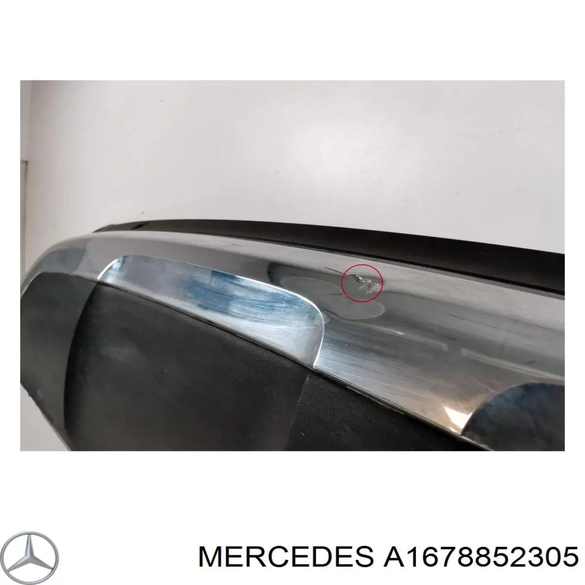 Zderzak tylny, dolna część Mercedes A1678852305 cena, od 114,14 USD
