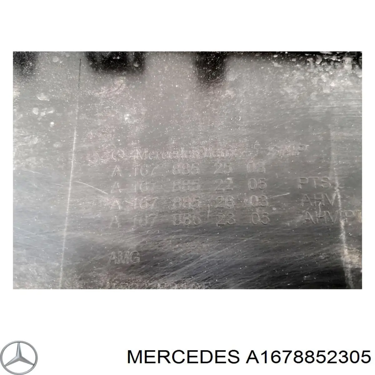 Zderzak tylny, dolna część A1678852305 Mercedes