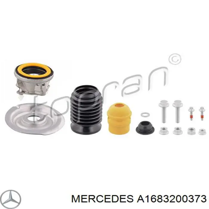 Do koszyka A1683200373 Mercedes Poduszka amortyzatora przedniego
