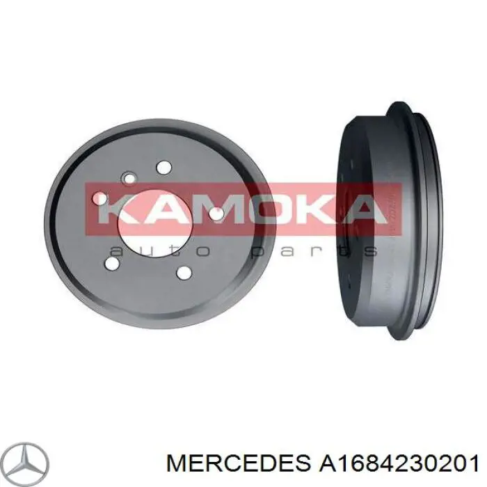 A1684230201 Mercedes bęben hamulcowy tylny