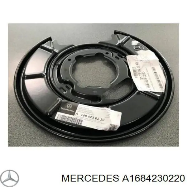 A1684230220 Mercedes osłona tarczy hamulcowej tylnej prawa