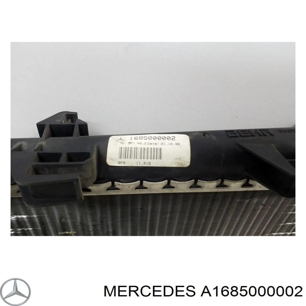 Do koszyka A1685000002 Mercedes Chłodnica silnika