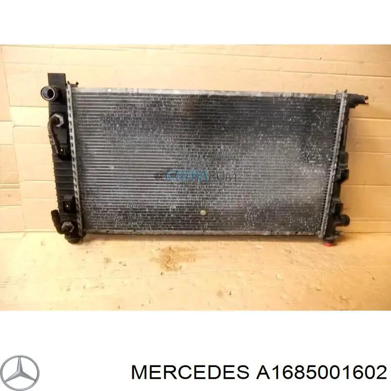 Chłodnica silnika Mercedes A1685001602 cena, od 78,32 USD