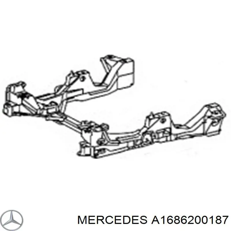 Korpus osi przedniej Mercedes A1686200187 cena, od 400,30 USD
