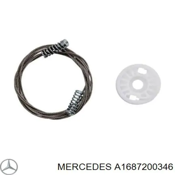 A1687200346 Mercedes Mechanizm podnoszenia szyby drzwi przednich lewych