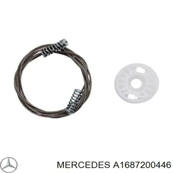 A1687200446 Mercedes Mechanizm podnoszenia szyby drzwi przednich prawych