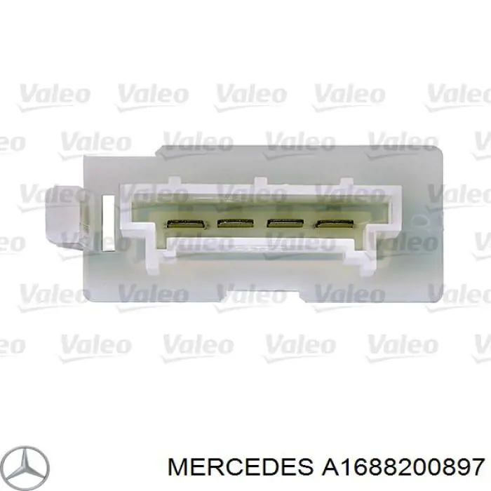 A1688200897 Mercedes Rezystor wentylatora nagrzewnicy (ogrzewacza kabiny)