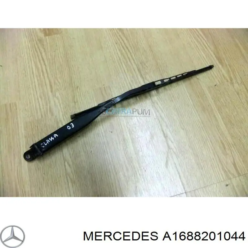 Ramię wycieraczki szyby tylnej Mercedes A1688201044 cena, od 37,46 USD