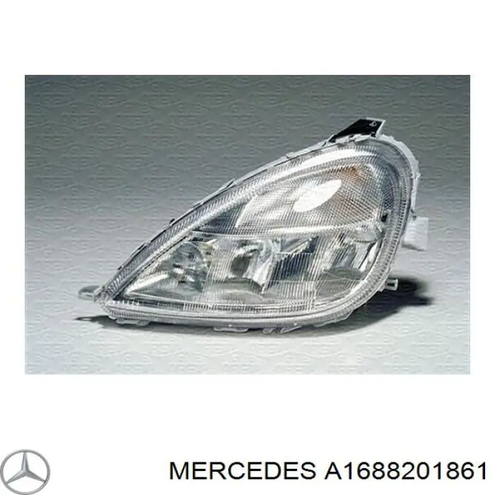 Reflektor prawy Mercedes A1688201861 cena, od 64,70 USD