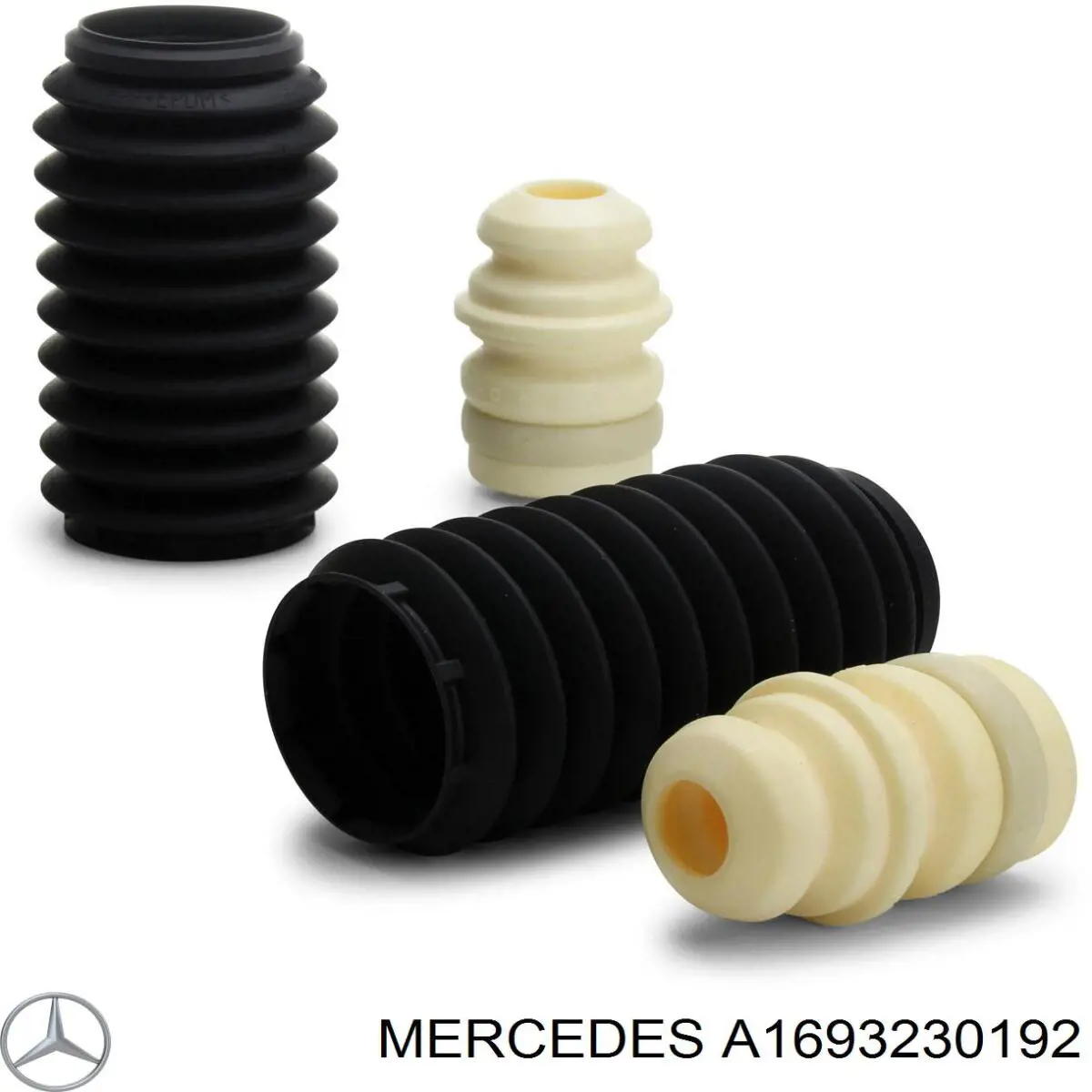 Do koszyka A1693230192 Mercedes Odbój amortyzatora przedniego + osłona