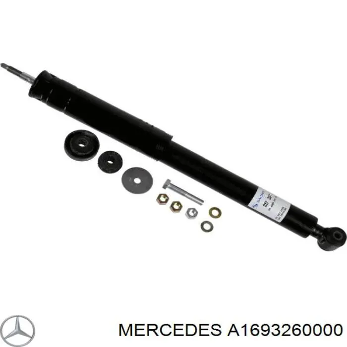 A1693260000 Mercedes Amortyzator tylny